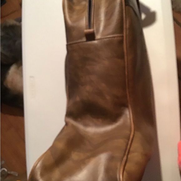 Faux leather boot carrier storage dust cover cowgirl boots zippered - Picture 4 of 9